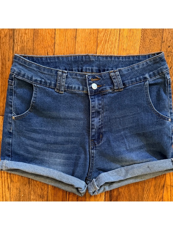 Pants - Nova Blue Denim Shorts-XL